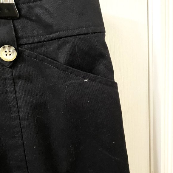 Appleseed's Black Cotton Chambray Skirt, 18P - Picture 4 of 9